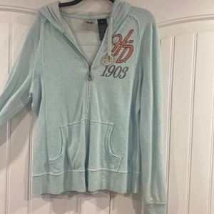 Harley Davidson zip up hoodie